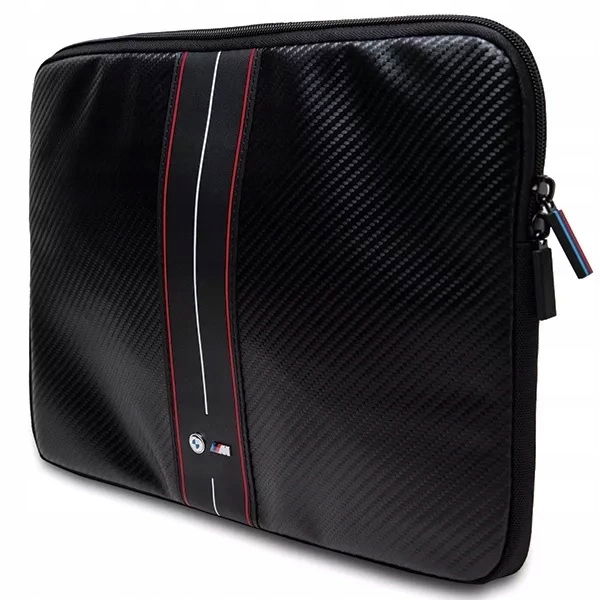Puzdro Bmw Carbon & Red Stripe na notebook 16'' čierne