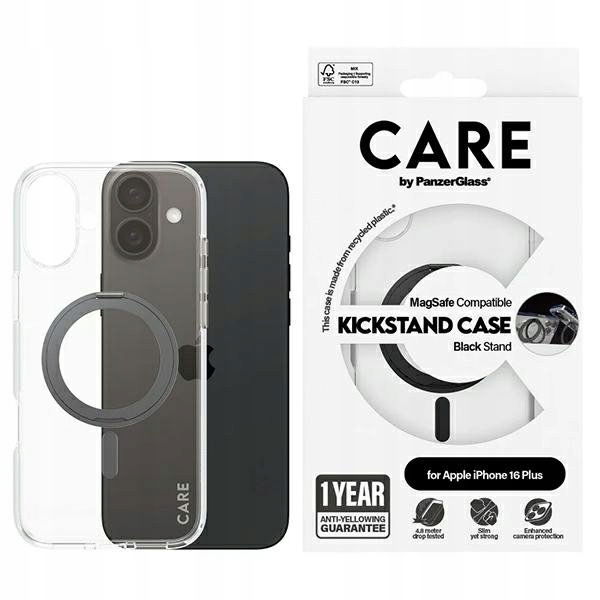 Puzdro Care od PanzerGlass pre iPhone 16 Plus 6,7"
