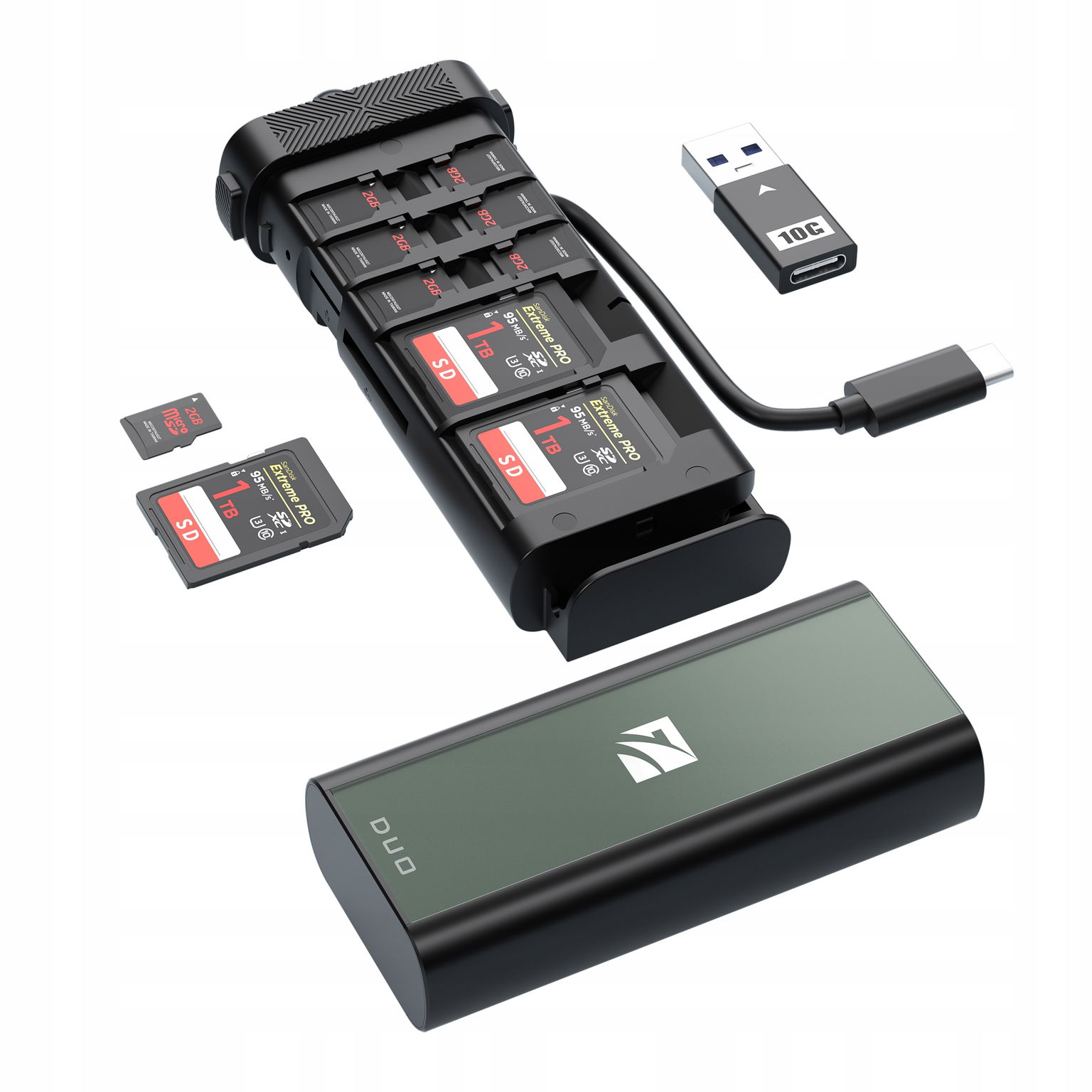 Puzdro Čítačka pamäťových kariet Sd microSD Freewell Duo Card Reader Sd Tf
