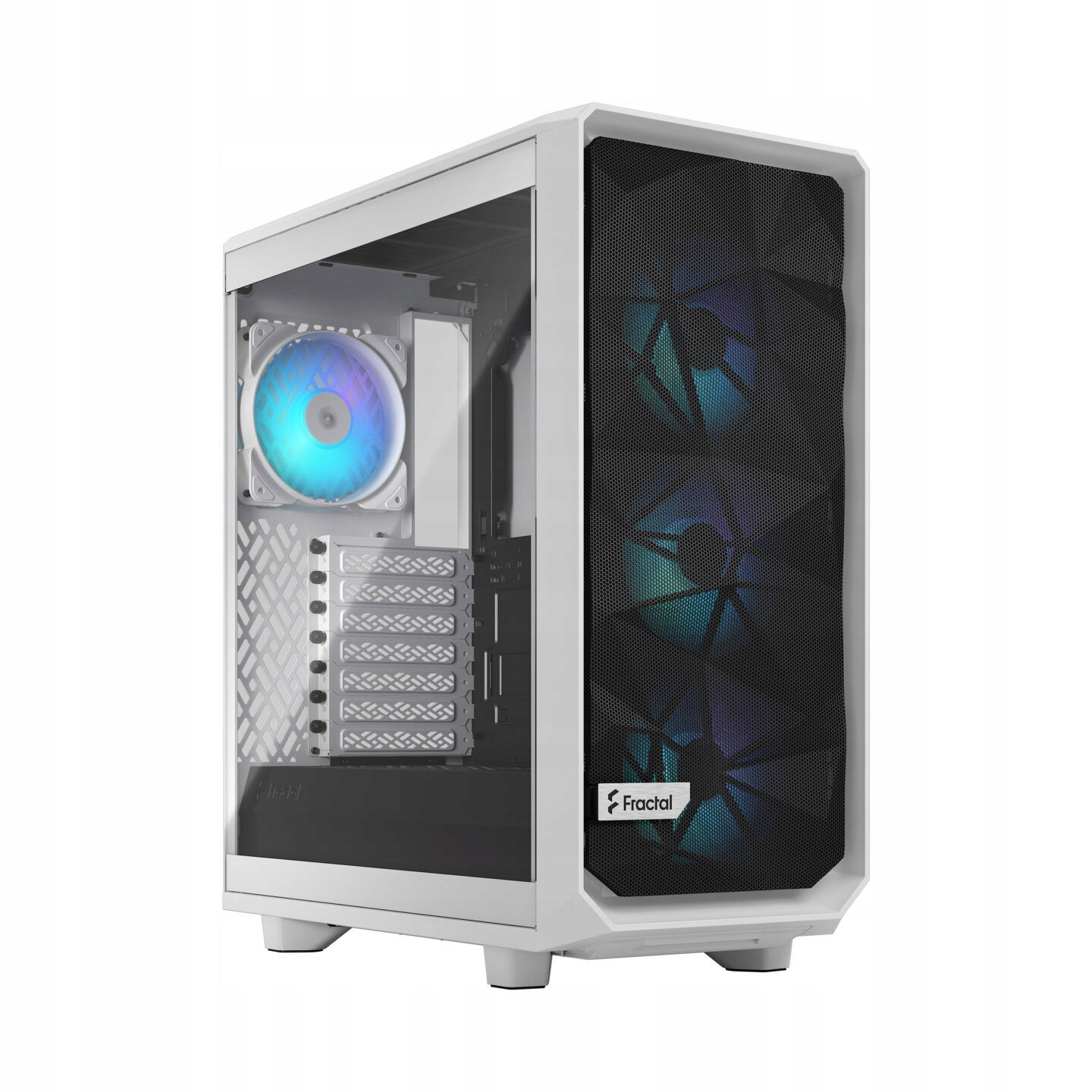 Puzdro Fractal design Meshify 2 Compact Rgb Tg Clear Midi Tower biele