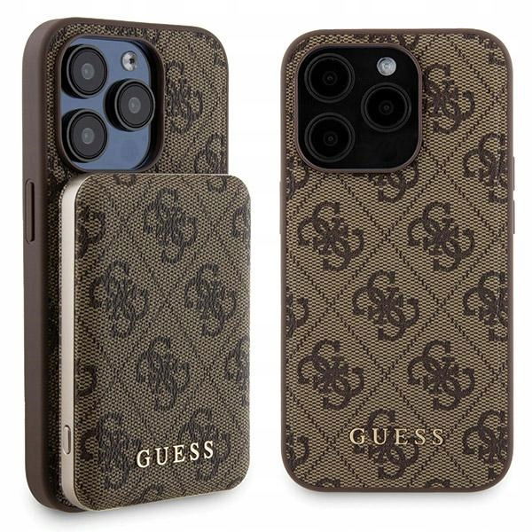 Puzdro Guess obal MagSafe PowerBank s batériou 5000 mAh pre iPhone 15 Pro