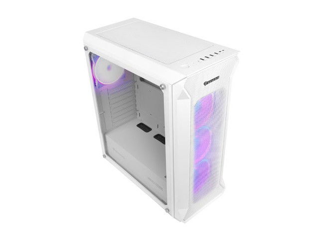 Puzdro Irid 505 V2 Argb s oknom, Usb 3.0, biele