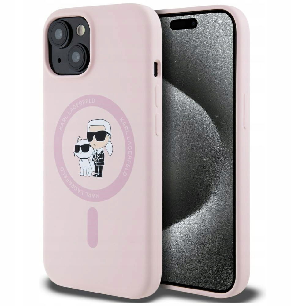 Puzdro Karl Lagerfeld Silicone Karl&Choupette MagSafe pre iPhone 1