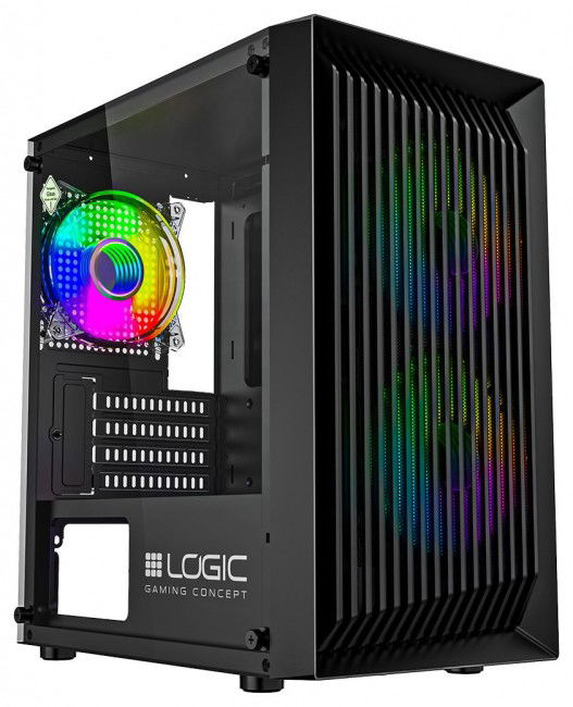 Puzdro Logic Atos Argb Mini Tower, 3x 120MM, 1x Usb 3.0, 1x Usb 2.0
