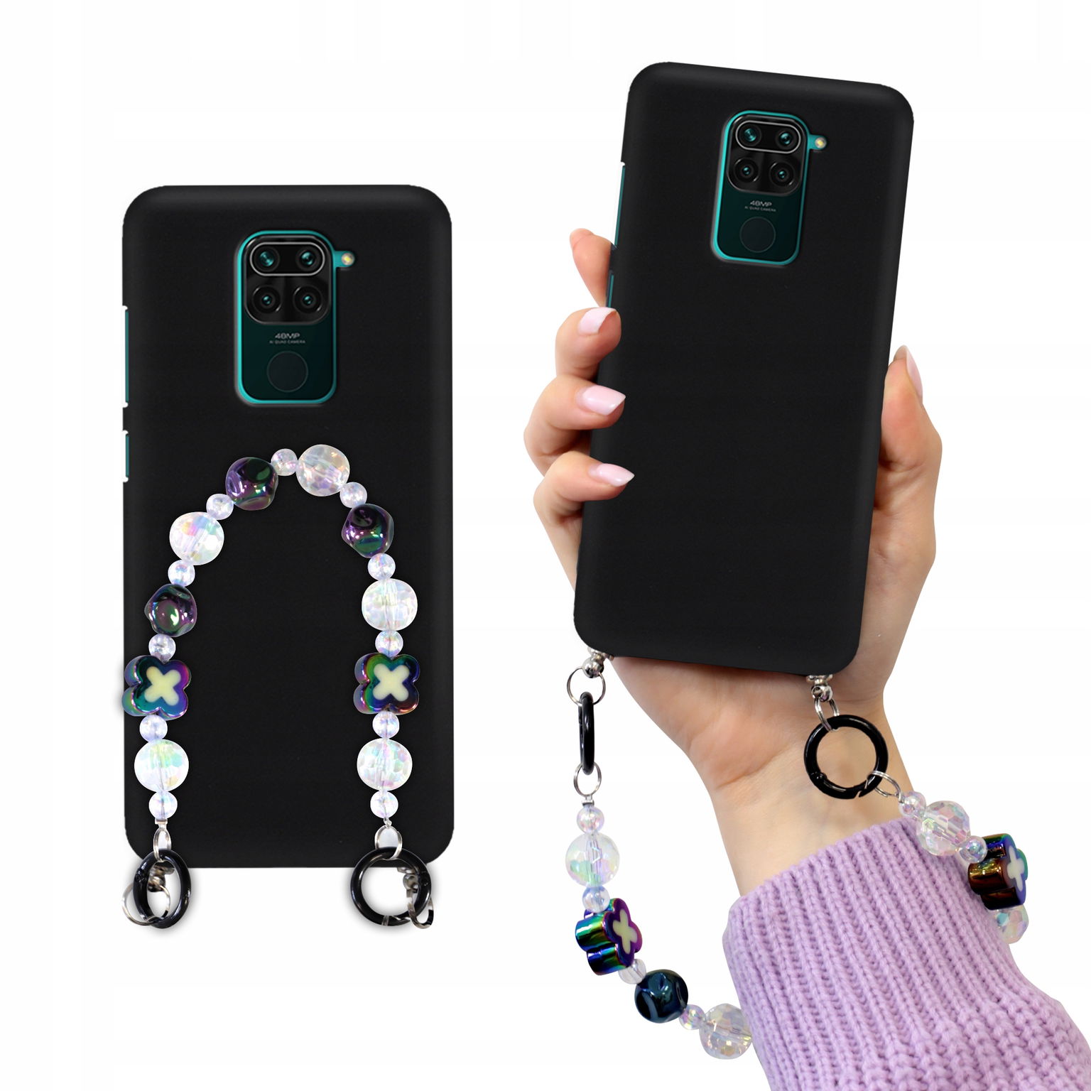 Puzdro Mat Čierne Pre Xiaomi Redmi Note 9 Korale Holo