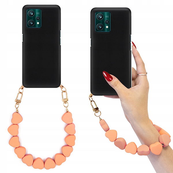 Puzdro Mat Retiazka Srdiečka pre Realme 9 Pro Plus