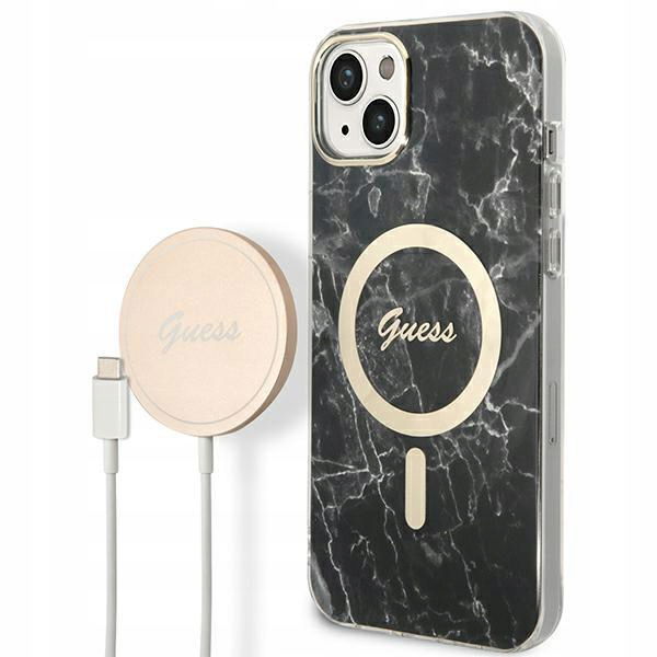 Puzdro nabíjačka Guess pre iPhone 14 6,1 MagSafe