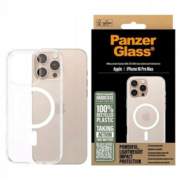 Puzdro PanzerGlass HardCase s MagSafe pre iPhone 16 Pro Max biele