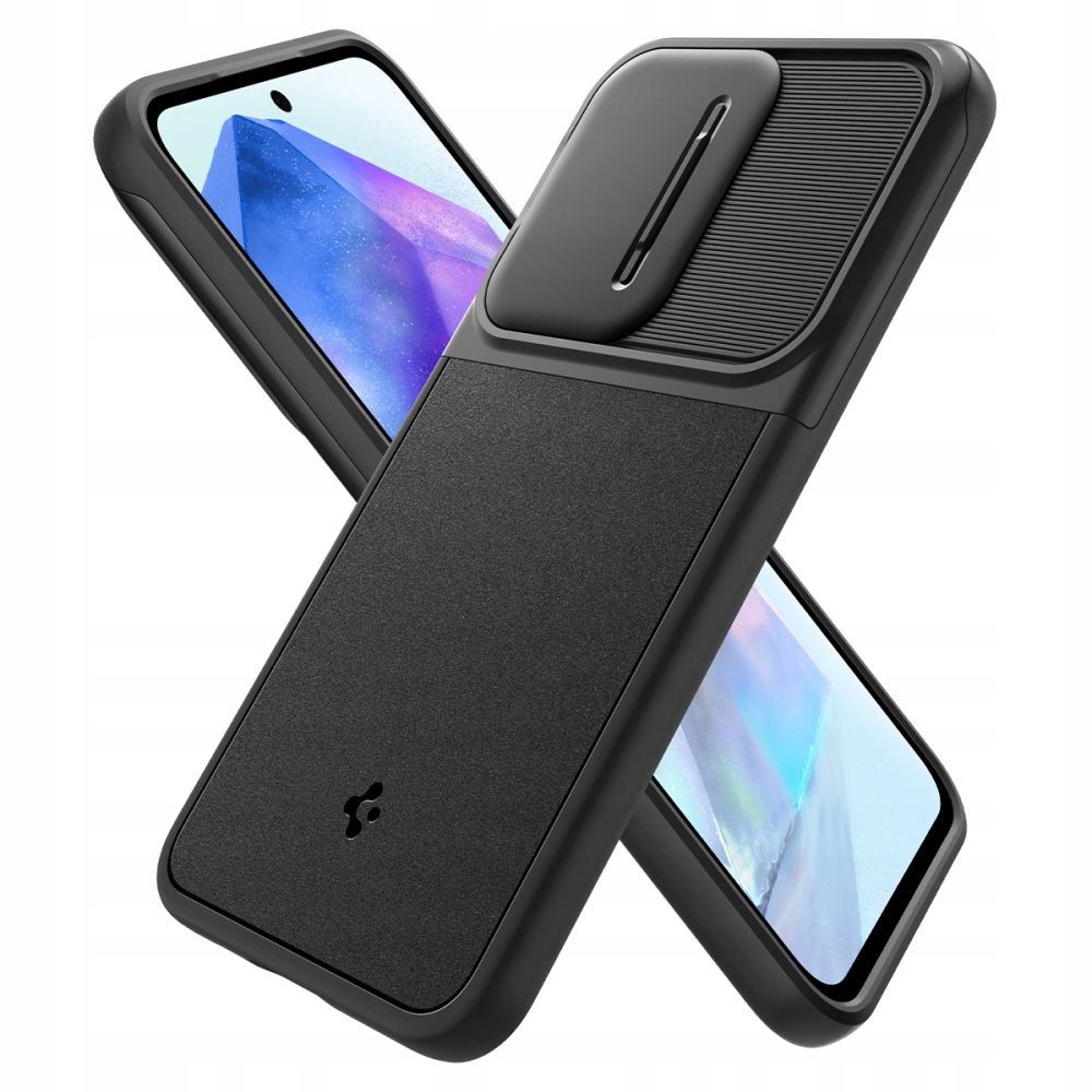 Puzdro pre Galaxy A55 5G Spigen Optik Armor čierne