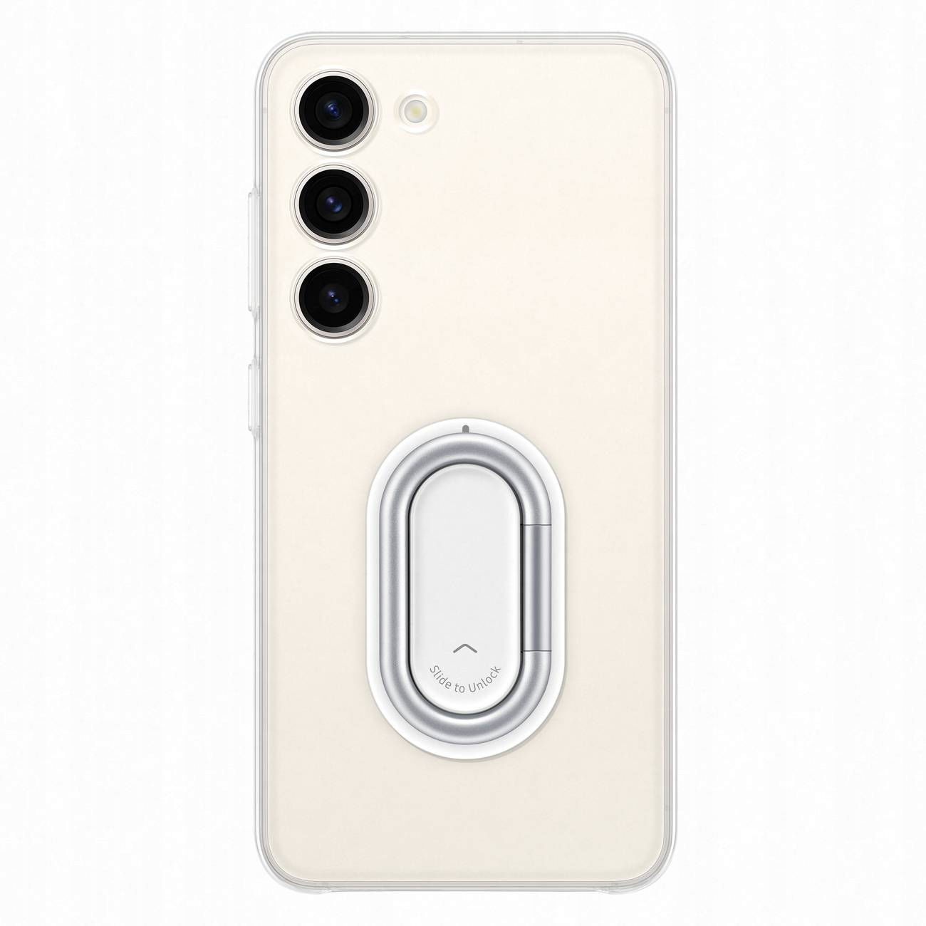 Puzdro s podstavcom Samsung pre Galaxy S23 Clear Gadget Case, priehľadné