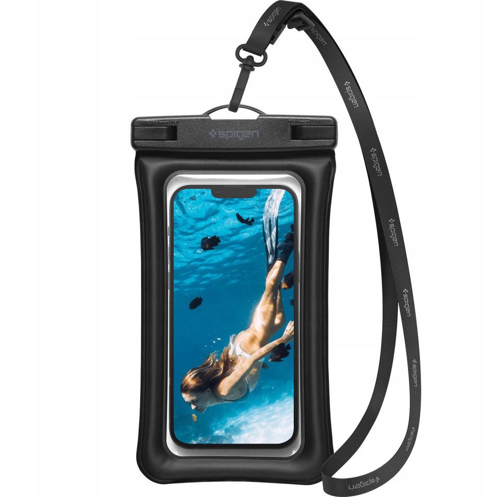 Puzdro Spigen Aqua Shield A610 vodotesné vznášajúce sa na vode – čierne