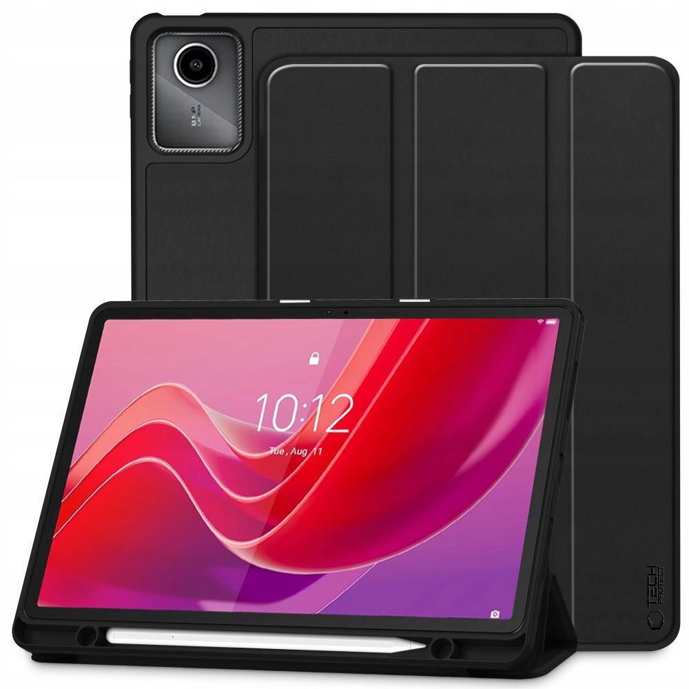 Puzdro Tech-Protect SmartCase s perom pre Lenovo Tab M11, čierne