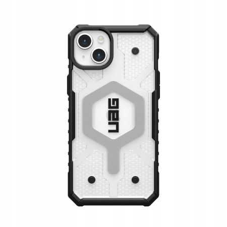 Puzdro Uag Pathfinder MagSafe pre iPhone 15 Plus priehľadné
