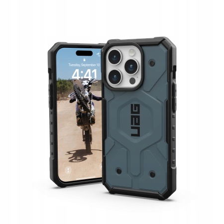 Puzdro Uag Pathfinder MagSafe pre iPhone 15 Pro modré