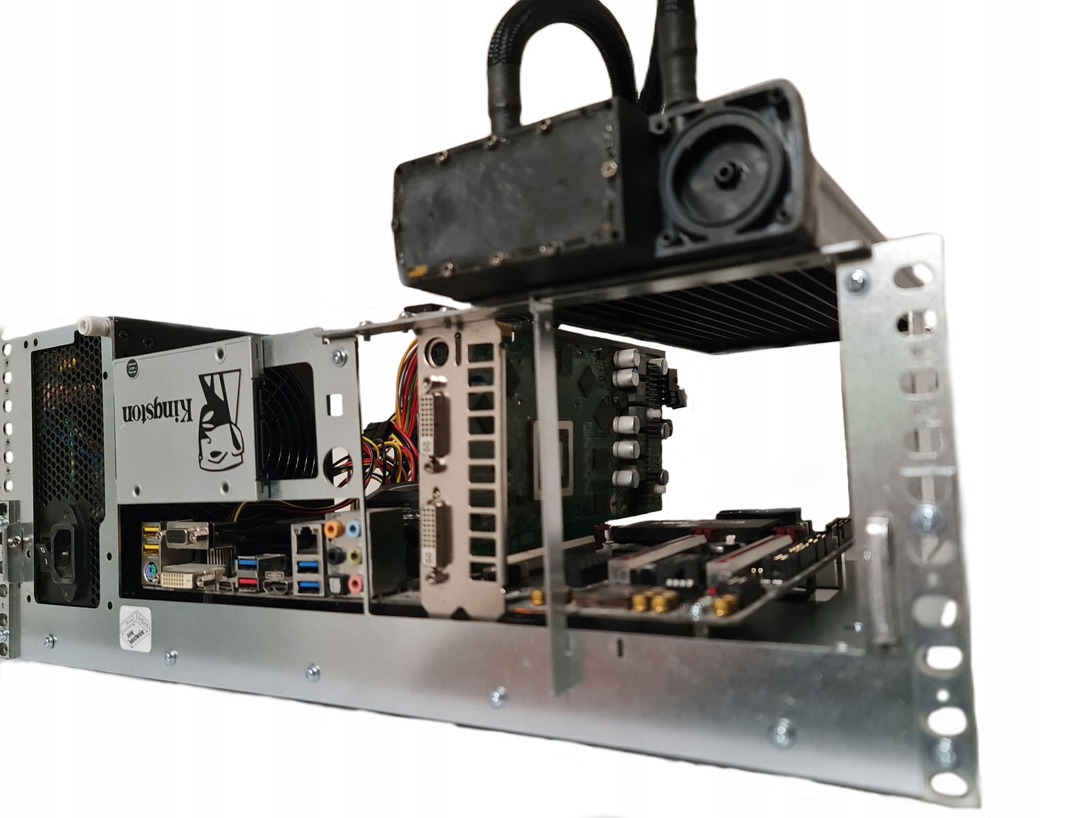 Rack puzdro pre skriňu 19 palcov R-case 1 Pro Raw server Atx Ceb Aio 240