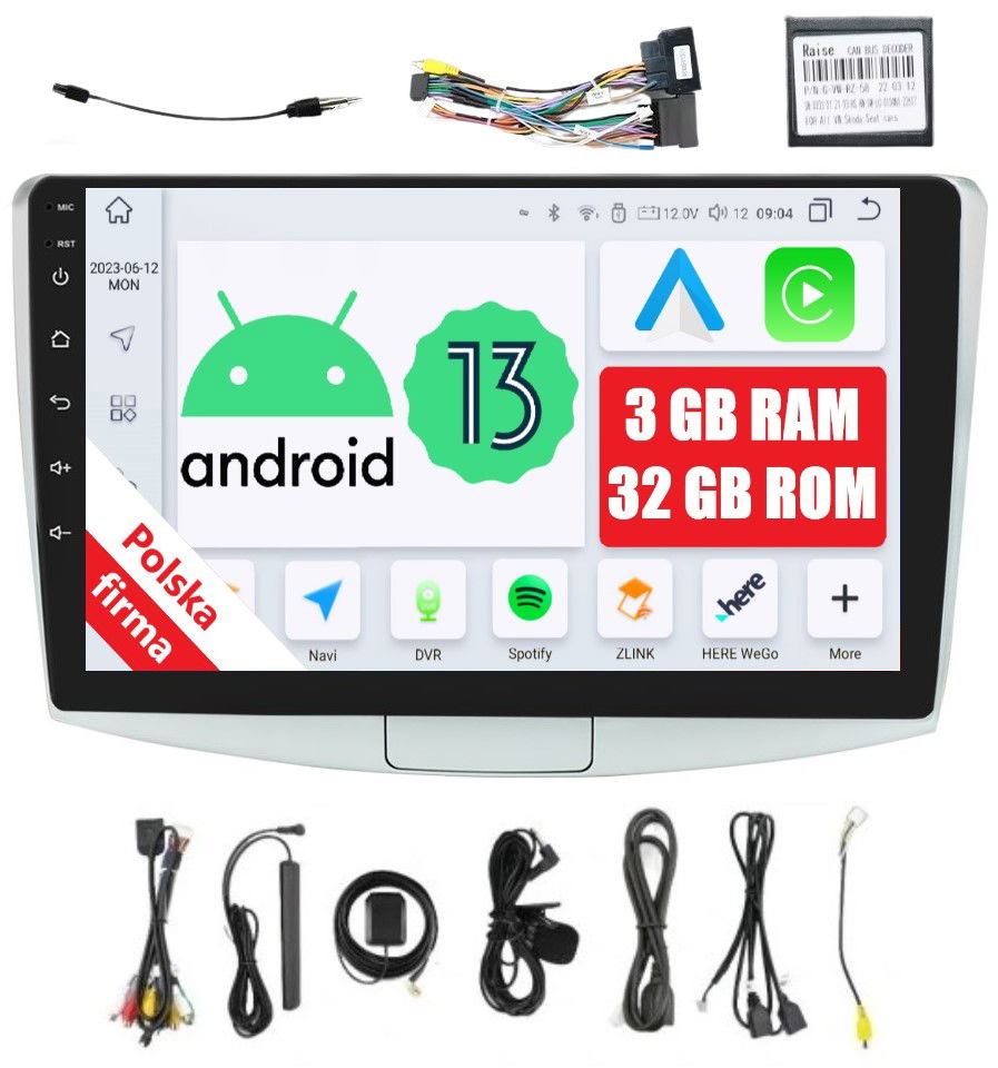 Rádio 2DIN Navigácia Android Vw Passat B6 B7 CC 3/32 Gb Dsp Carplay Lte