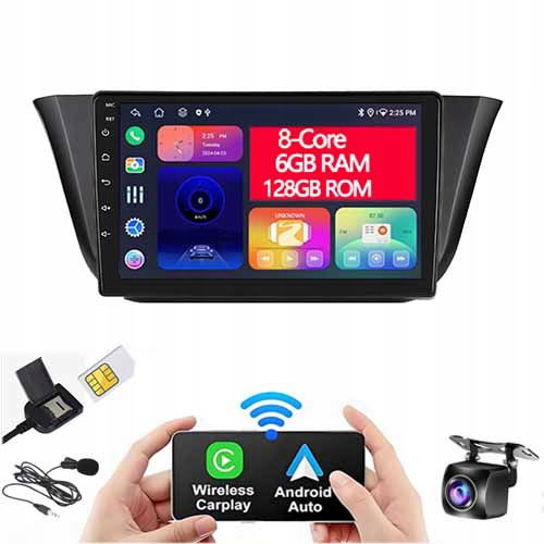 Rádio Android 8-CORE Gps Bt Iveco Daily 2013-2020 Sim 6/128GB+AHD Kamera