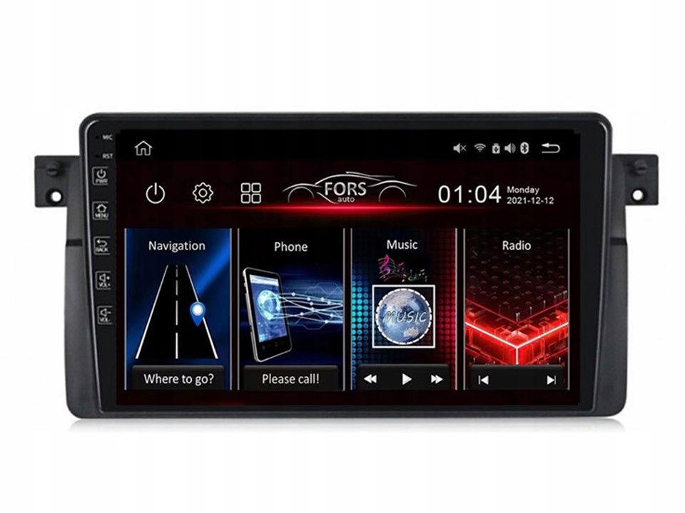 Rádio Android FS1-Lite Bmw 3 (E46) 1998-2005