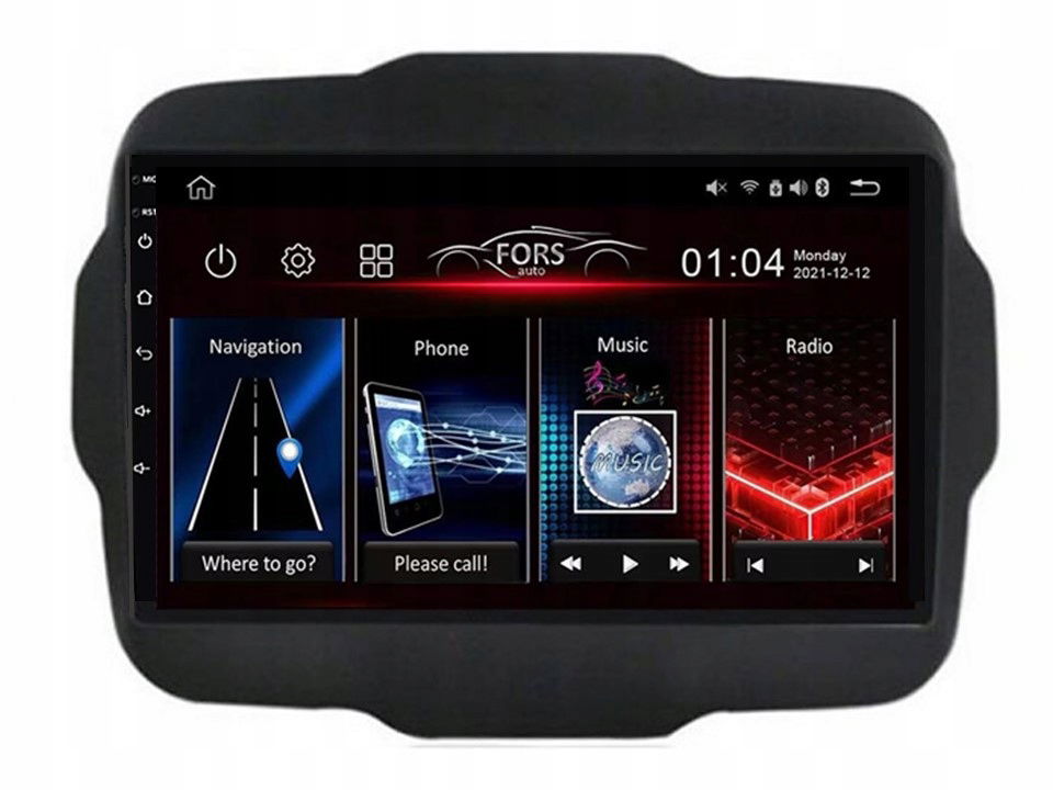 Rádio Android FS1-Lite Jeep Renegade 2015+