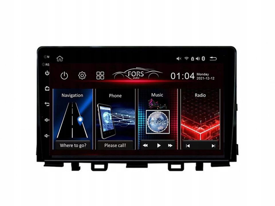 Rádio Android FS1-Lite Kia Rio 2017-2019