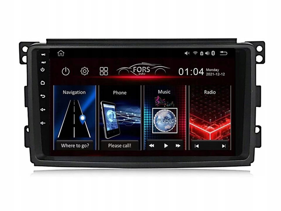 Rádio Android FS1-Lite Smart Fortwo 2005-2010