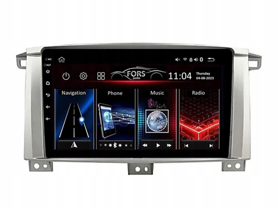 Rádio Android FS1-Lite Toyota Land Cruiser 100 2003-2008
