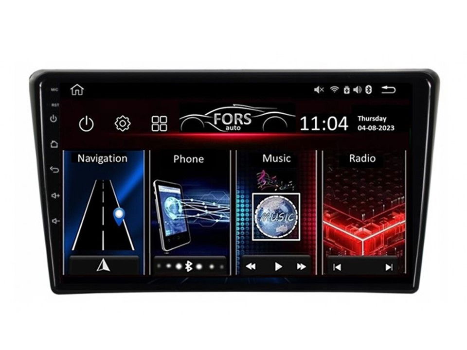 Rádio Android FS2-Pro Avensis 2002-2008 2/32 CarPlay Android Auto 8-core