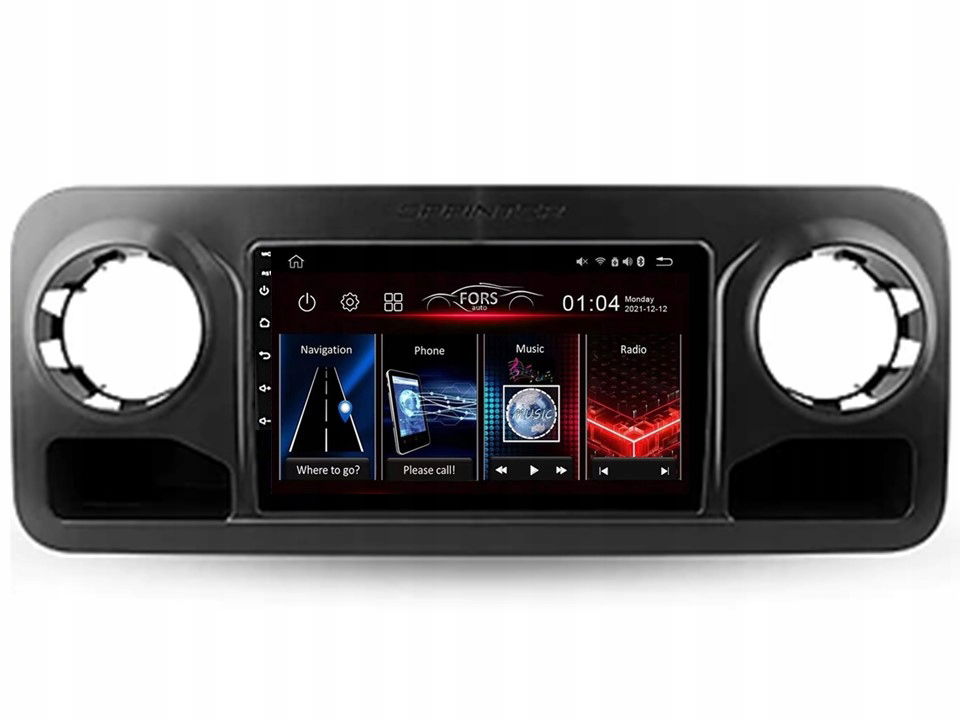 Rádio Android FS2-Pro Benz Sprinter 18-22 2/32 CarPlay Android Auto 8-core