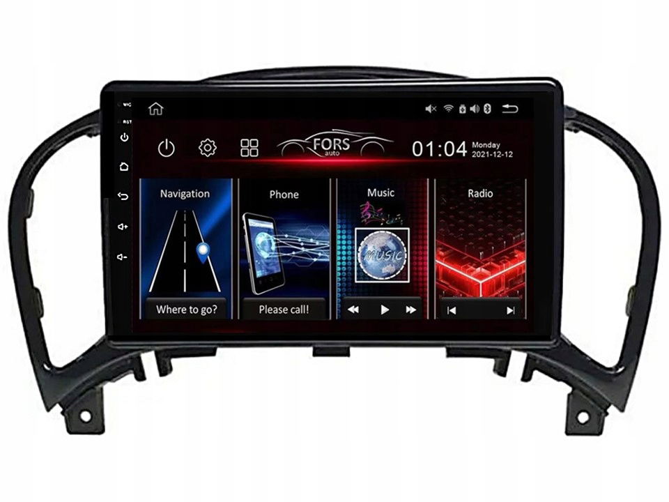 Rádio Android FS2-Pro Nissan Juke 2011-2016 2/32 CarPlay Android Auto 8core