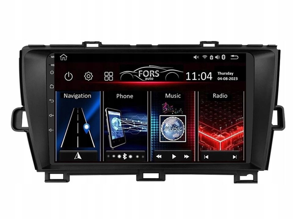 Rádio Android FS2-Pro Prius 2009-2015 2/32 CarPlay Android Auto 8-core