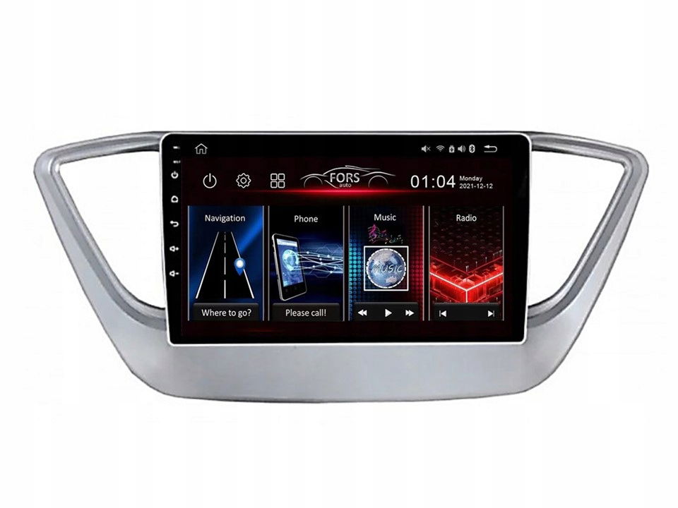 Rádio Android FS2-Pro Verna Solaris 16-20 2/32 CarPlay Android Auto 8-jadrový