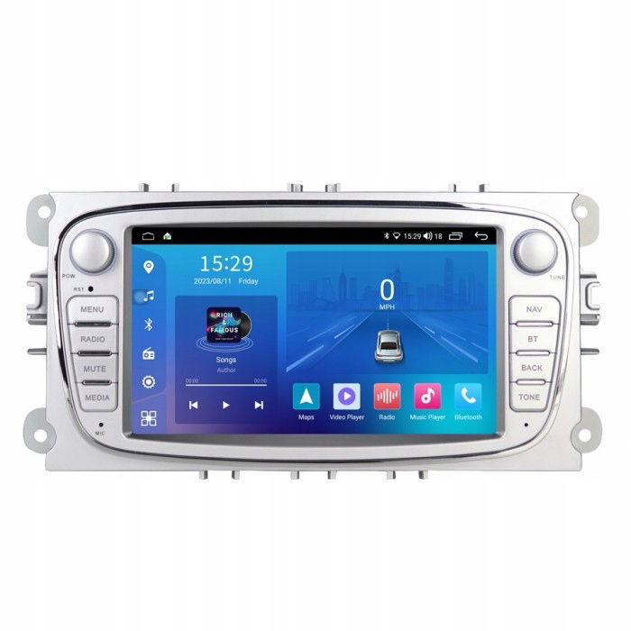 Rádio Android FS2-Ultra Ford Focus/S-Max/Mondeo 2/32GB, CarPlay AndroidAuto