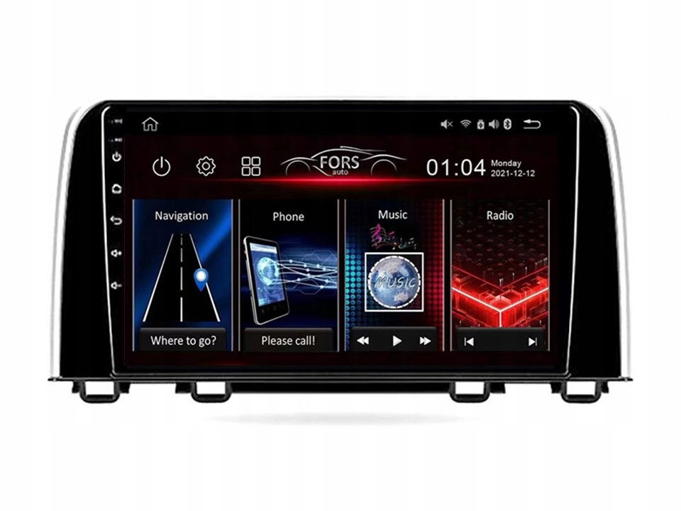 Rádio Android FS2-Ultra Honda Crv 2017+ 2/32GB, CarPlay Android Auto