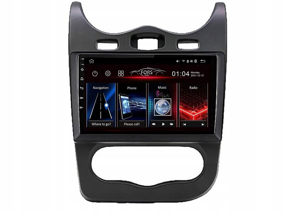 Rádio Android FS2-Ultra Sandero 2013-2014 2/32GB, CarPlay Android Auto