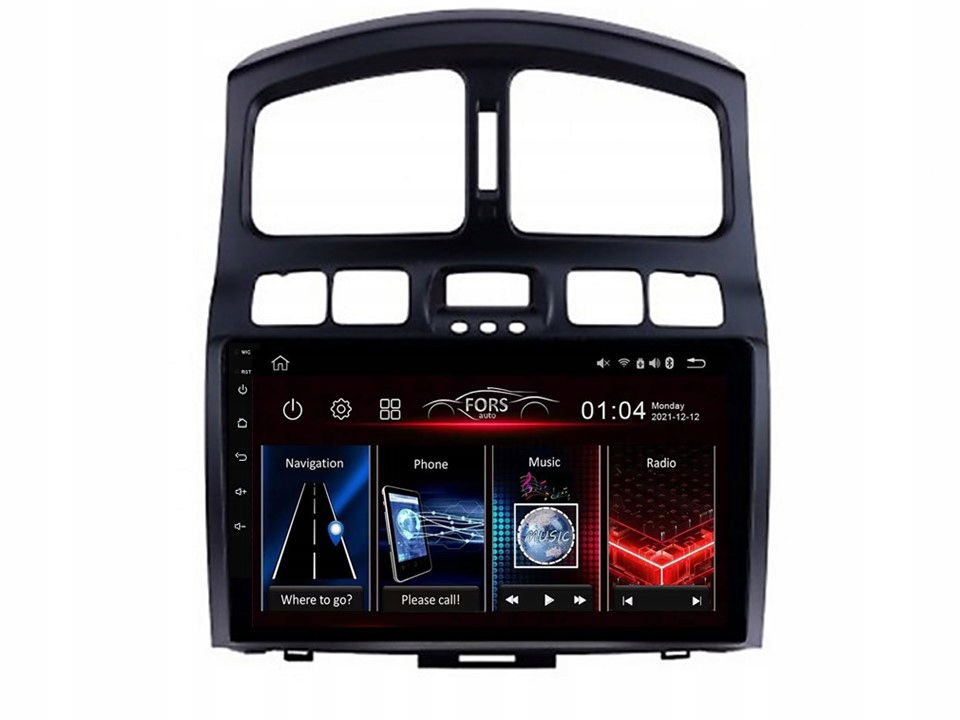 Rádio Android FS2-Ultra Santa Fe Hawtai 2/32GB, CarPlay Android Auto