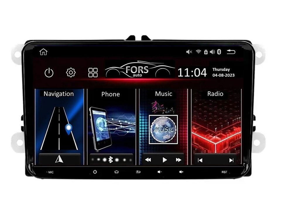 Rádio Android FS2-Ultra Volkswagen, Seat, Škoda 2/32GB, CarPlay AndroidAuto