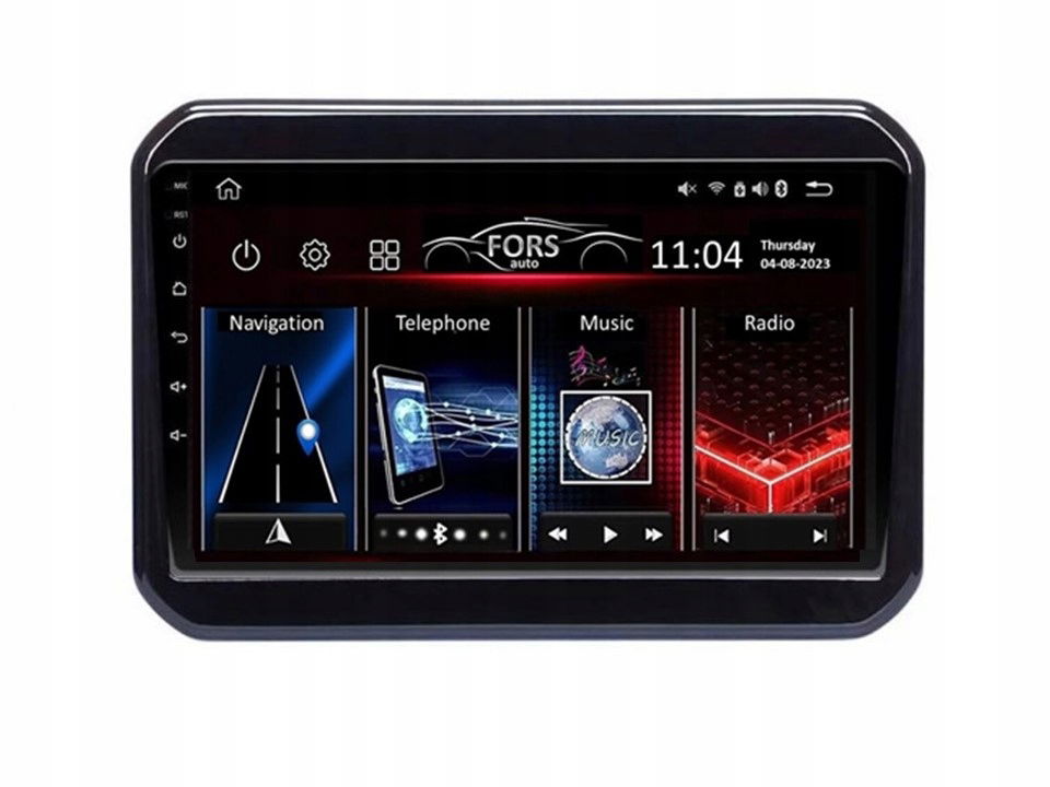 Rádio Android FS4-Max Ignis 2016-2019 4/32 Carplay AndroidAuto 2K Dsp
