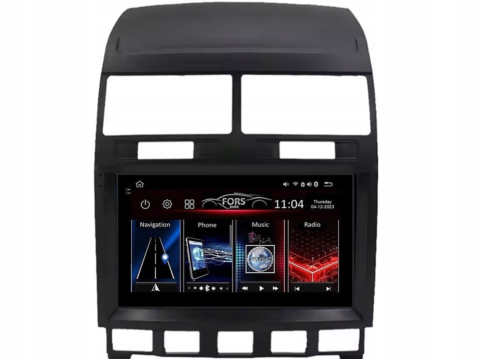 Rádio Android FS4-Max Vw Touareg 2002-2010 4/32 Carplay AndroidAuto 2K Dsp