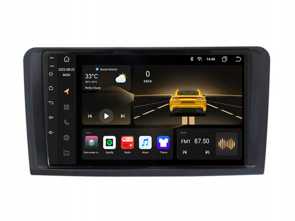 Rádio Android M200 Benz ML-Class (W164) 2006-2010