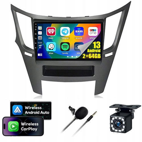 Rádio Android Navigácia Subaru Outback Legacy 2009-2014 Carplay 2GB+64GB