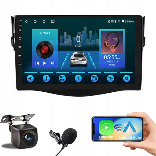 Rádio Android Navigácia Toyota RAV4 2006-2012 Carplay 4GB 64GB