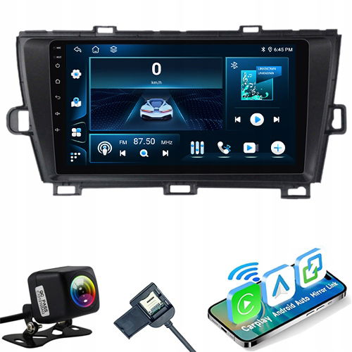 Radio Bt Gps Android Toyota Prius 2009-2015 Carplay 4GB/64GB Sim 8-core