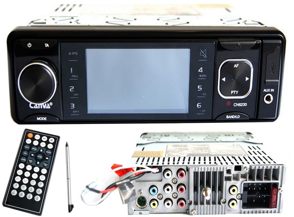 Radio Canva Video MP3 Usb Sd Dotykový Displej 4x 60W