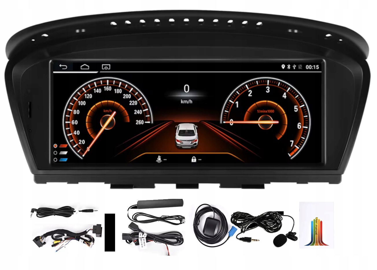 Rádio Gps Android Bmw E90 E91 E92 E60 E61 E62 E64 Carplay Wifi Sim 4/64GB