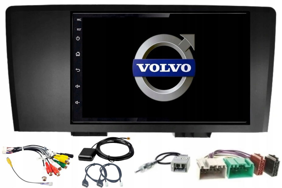 Rádio Gps Android Volvo XC70 S60 V70 2000-2004 Carplay Wifi Usb 2GB 64GB