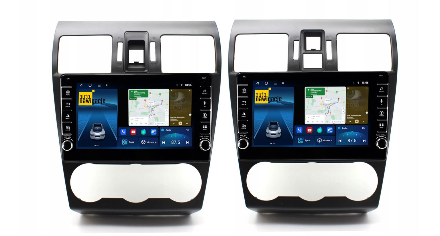 Radio Gps Navigácia Subaru Forester 2012-2016 Android pre navigáciu