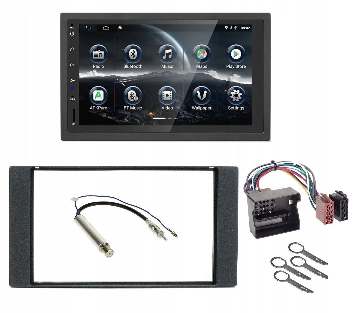 Rádio Ltc AVX8200BT s Androidom a Bluetooth pre Ford Focus C-max