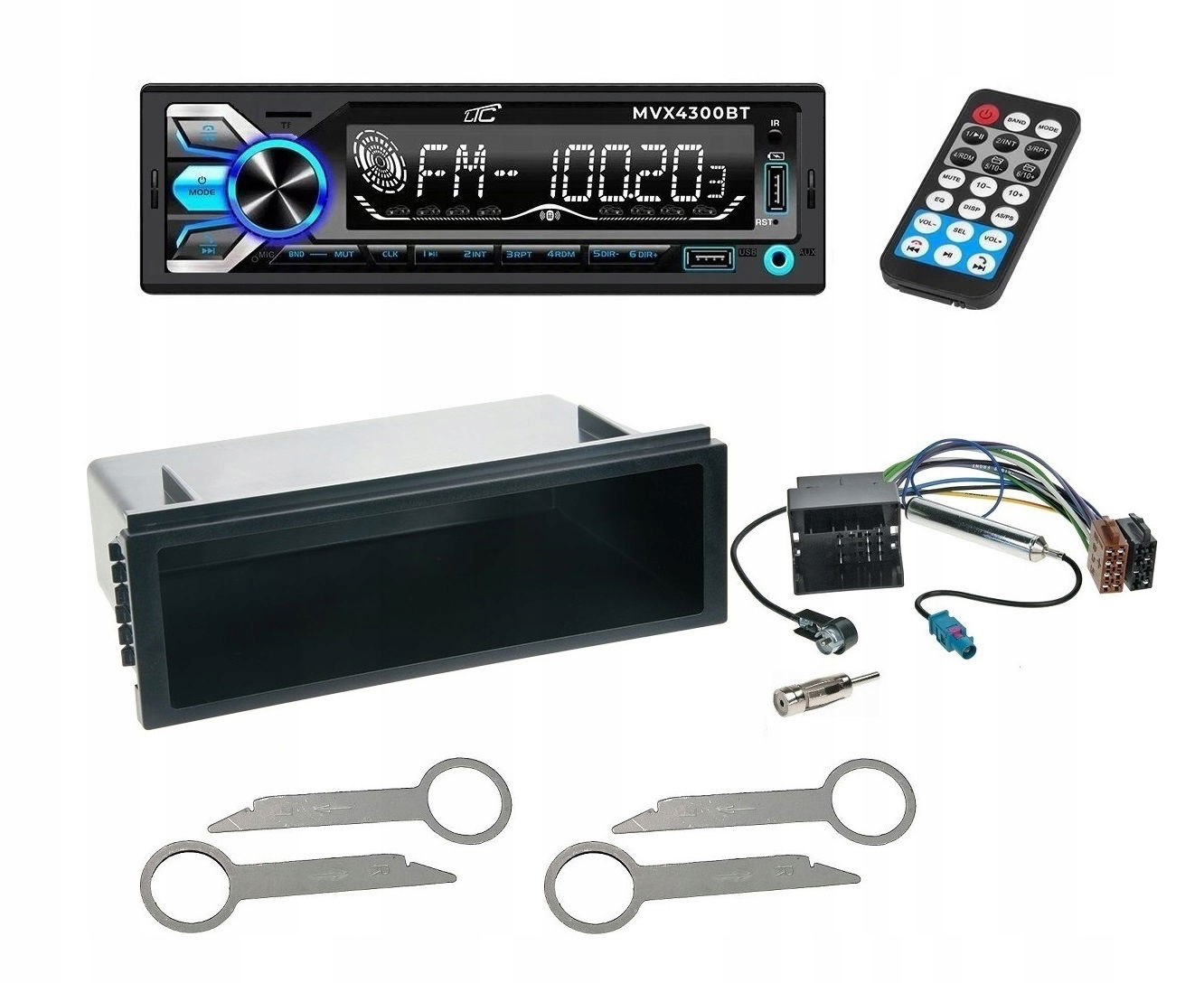 Rádio Ltc MVX4300BT s Bluetooth, Usb a Sd kartou, Vw Fox T5