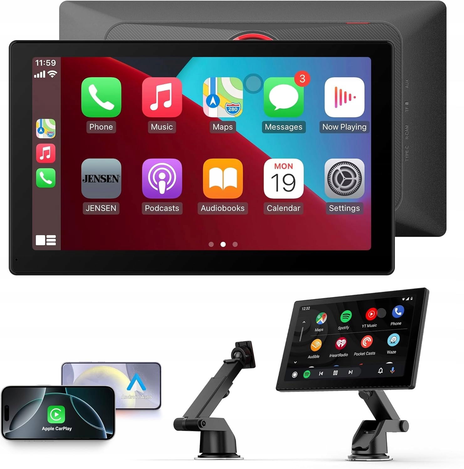 Rádio Multimediálna stanica Carplay Android Auto Bezdrôtová obrazovka