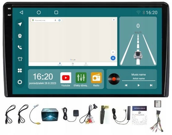 Rádio Navigácia Alfa Romeo 159 2005-2011 Carplay Android 8/256GB Sim